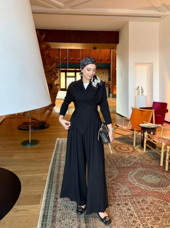 Gülcan Pants Suit in Black