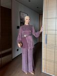 Nehir Mauve Pantsuit