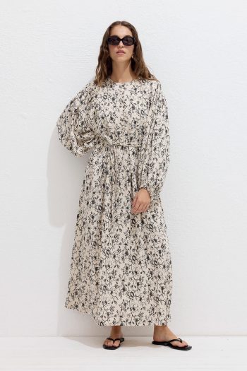 Patterned Cotton Dress Print