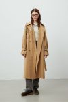 Pocket Detailed Trench Coat Camel