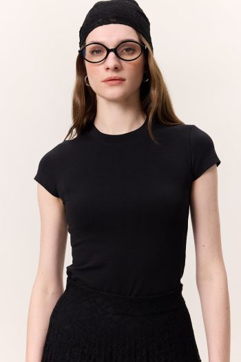 Sleeveless Stretch Bodysuit Black