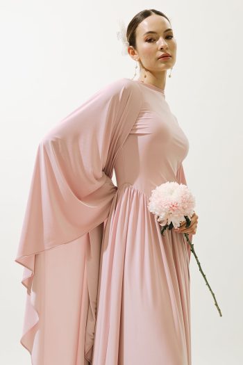 Helsa Evening Dress Powder