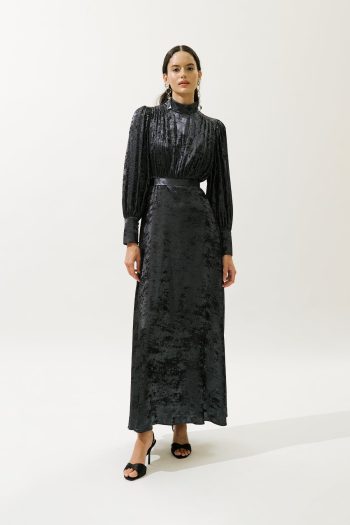 Shine Evening Dress Night Blue