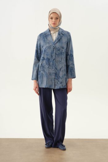 Cepli Bol Paça Pantolon - Lacivert