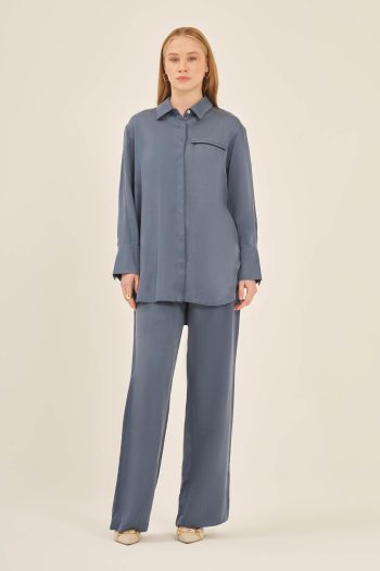 FTZ Women's Indigo Cupra Pants Suit 31059
