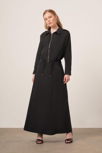 FTZ Women's Two-Piece Suit in Black 31175