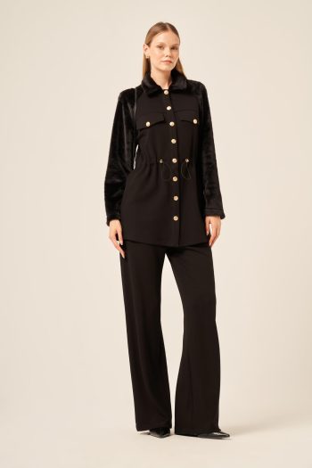 FTZ Women's Black Cashmere Suit 30960