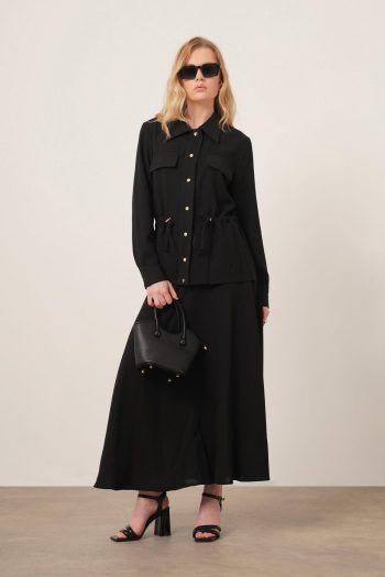 FTZ Women's Melise Crepe Suit in Black 31172