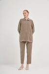 FTZ Women's Tansel Suit in Khaki 31046