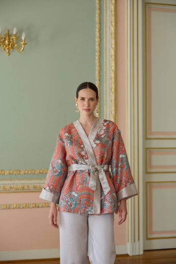 JAKAR CEKET MOZAİK MERCAN