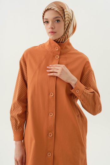 Cutline Printed Cap - Orange