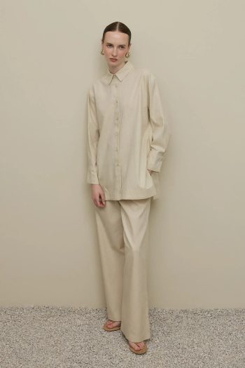 Lyocell Linen Shirt and Pants Set