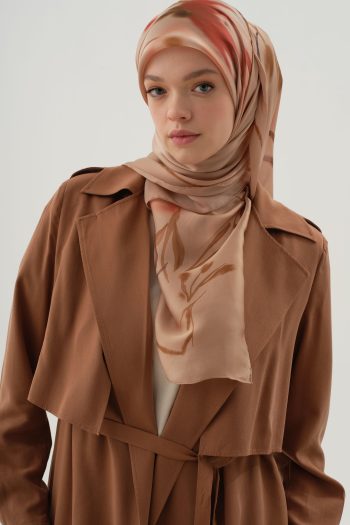 Loose-Fit Jacket with Cuffs - Coffee