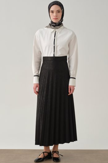 Pleated Skirt - Black