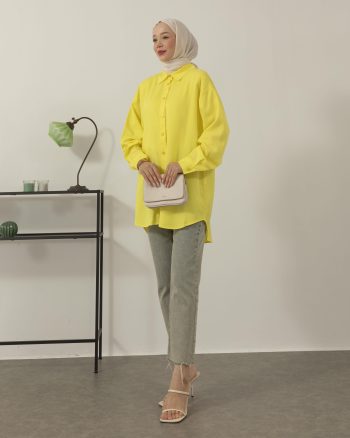 Yellow Tencel Shirt